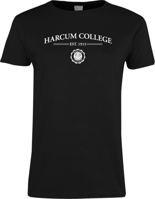 Harcum Womens Short Sleeve Tee Hacrcum College Est - ONLINE ONLY
