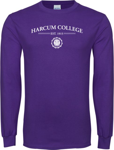 Harcum Long Sleeve T Shirt Hacrcum College Est - ONLINE ONLY