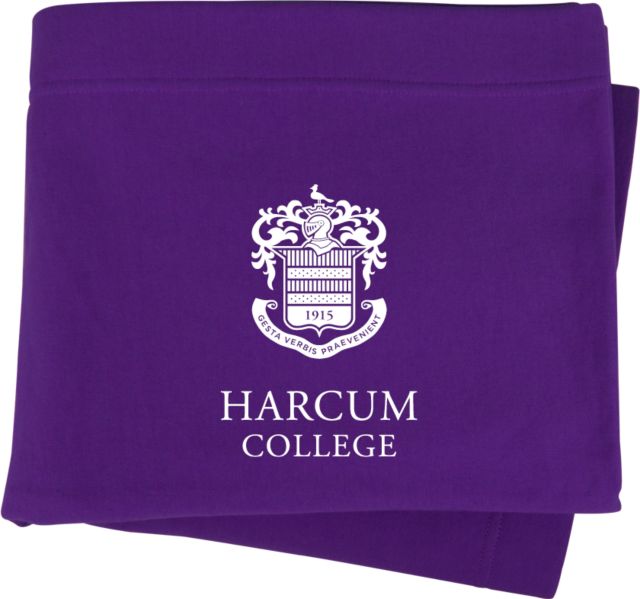Harcum Sweatshirt Blanket Primary Mark - ONLINE ONLY