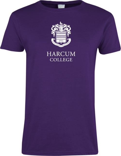 Harcum Womens Short Sleeve Tee Primary Mark - ONLINE ONLY