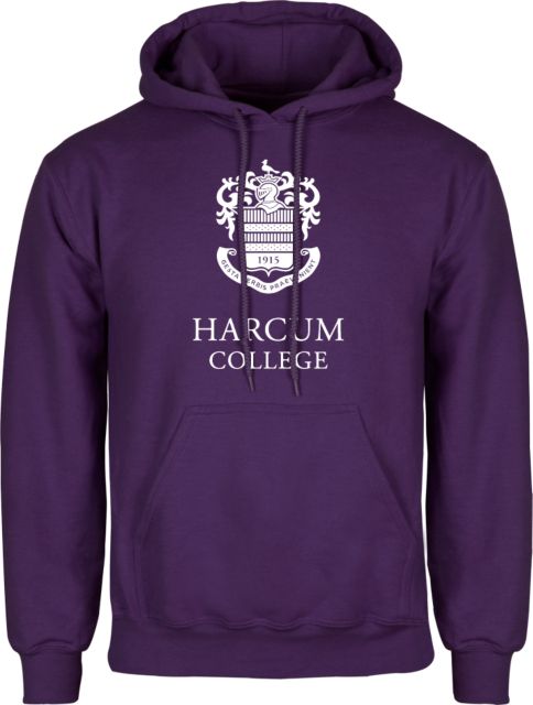 Harcum Fleece Hoodie Primary Mark - ONLINE ONLY