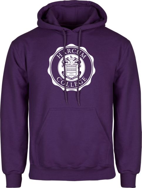 Harcum Fleece Hoodie College Seal - ONLINE ONLY