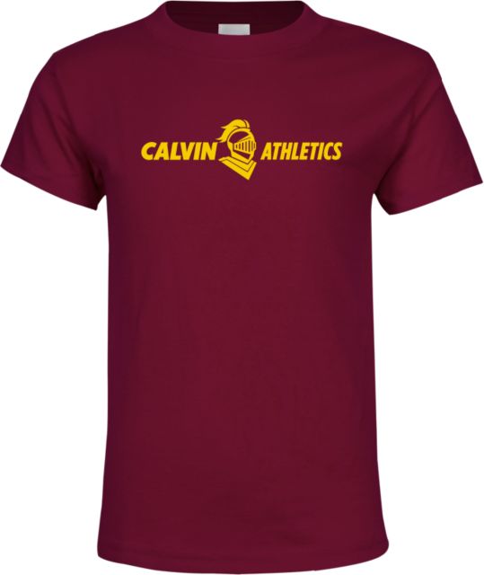 Calvin Univ Youth T Shirt Athletics Horizontal - ONLINE ONLY