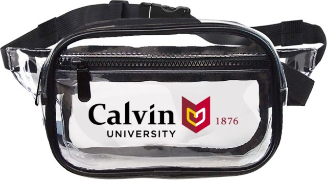 Calvin Univ Clear Fanny Pack University Logo 1876 Horizontal - ONLINE ONLY