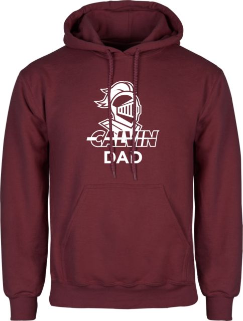 Calvin Univ Fleece Hoodie Dad Knight Calvin - ONLINE ONLY