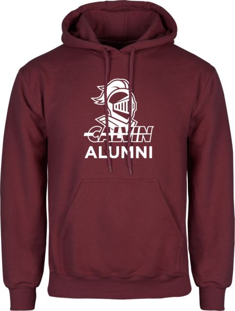 Calvin Univ Fleece Hoodie Alumni Knight Calvin - ONLINE ONLY