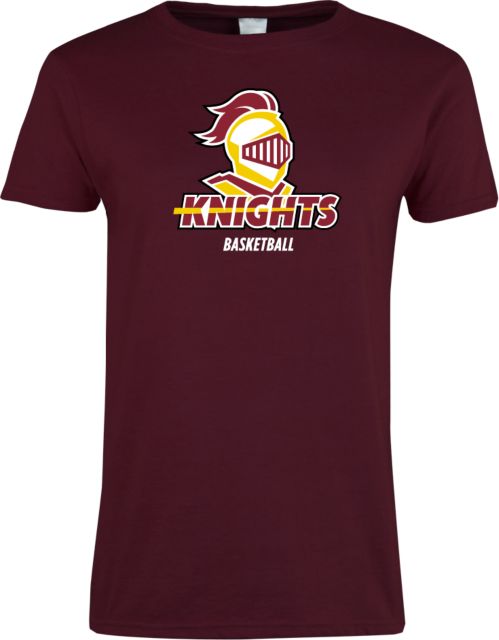 Calvin Univ Ladies T Shirt Basketball Stacked - ONLINE ONLY