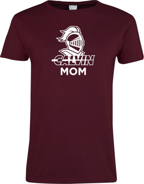 Calvin Univ Ladies T Shirt Mom Knight Calvin - ONLINE ONLY