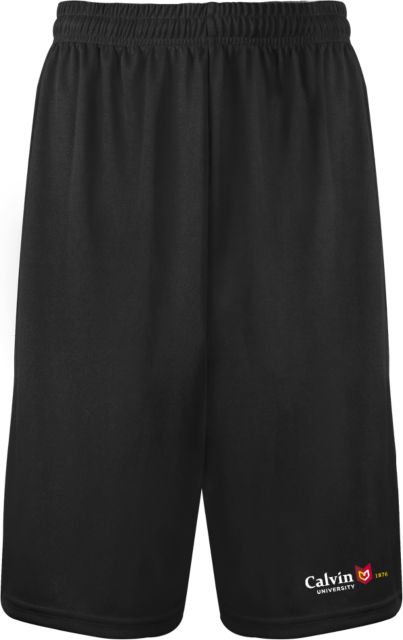 Calvin Univ Performance Classic 9 Inch Short University Logo 1876 Horizontal - ONLINE ONLY