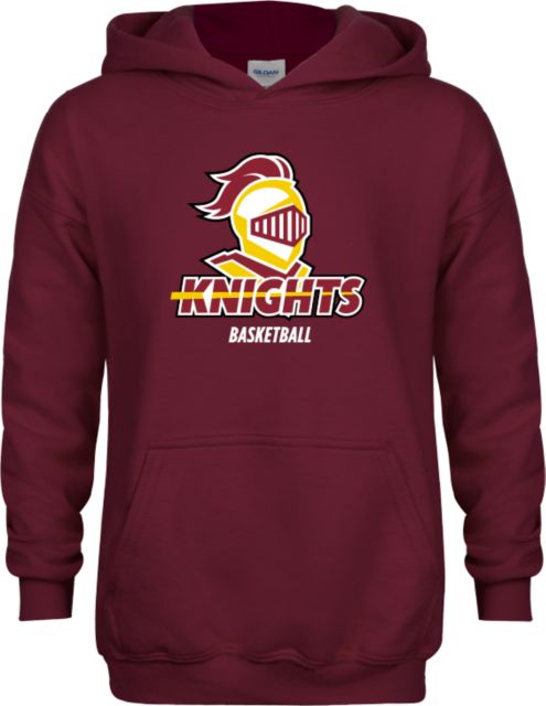 Calvin Univ Youth Fleece Hoodie Basketball Stacked - ONLINE ONLY
