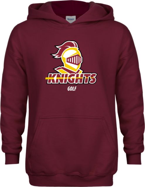 Calvin Univ Youth Fleece Hoodie Golf Stacked - ONLINE ONLY