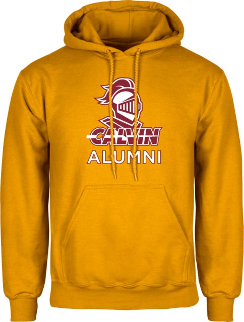 Calvin Univ Fleece Hoodie Alumni Knight Calvin - ONLINE ONLY