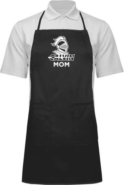 Calvin Univ Full Length Apron Mom Knight Calvin - ONLINE ONLY