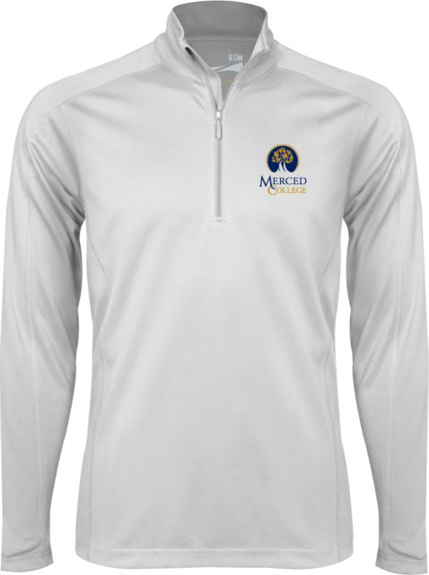 Merced College Syntrel Interlock 1/4 Zip Primary Logo - ONLINE ONLY