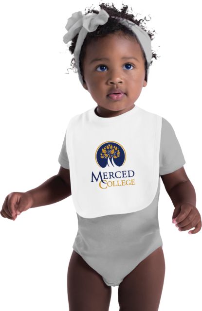 Merced College Baby Bib Primary Logo - ONLINE ONLY