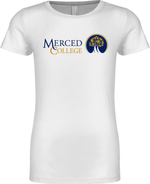 Merced College Next Level Girls Fashion Fit T Shirt Secondary Logo - ONLINE ONLY