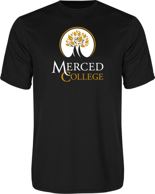 Merced College Performance Tee Primary Logo - ONLINE ONLY