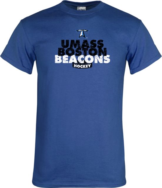 UMass Boston T-Shirt UMass Boston Beacons Hockey Distressed - ONLINE ONLY