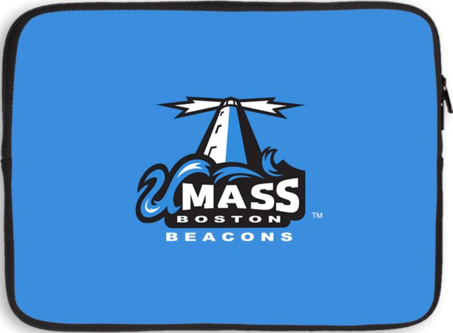 UMass Boston 13 inch Neoprene Laptop Sleeve Primary Logo - ONLINE ONLY