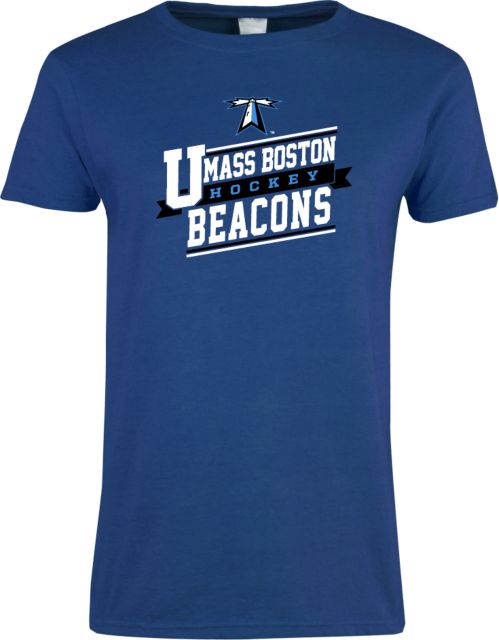 UMass Boston Ladies T-Shirt UMass Boston Beacons Hockey Slanted - ONLINE ONLY
