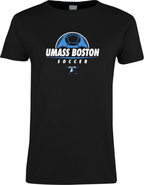 UMass Boston Ladies T-Shirt UMass Boston Soccer Stacked - ONLINE ONLY