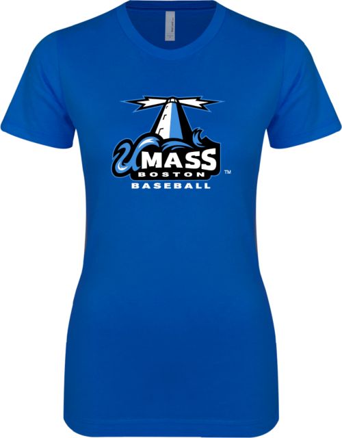 UMass Boston Next Level Ladies SoftStyle Junior Fitted Tee Baseball - ONLINE ONLY