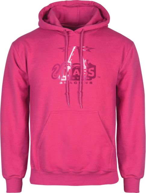 UMass Boston Fleece Hoodie Primary Logo Foil - ONLINE ONLY