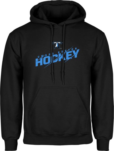 UMass Boston Fleece Hoodie UMass Boston Beacons Hockey Slashed - ONLINE ONLY