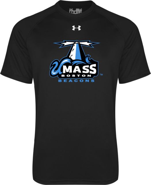 UMass Boston Under Armour Tech Tee Primary Logo - ONLINE ONLY