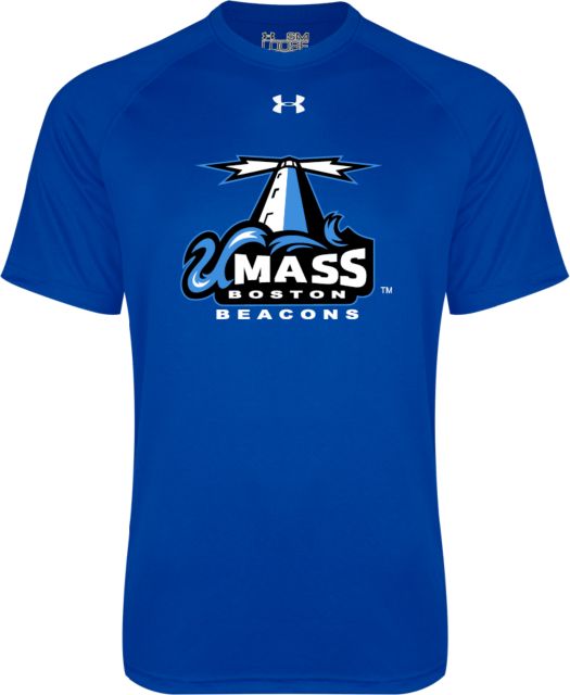 UMass Boston Under Armour Tech Tee Primary Logo - ONLINE ONLY