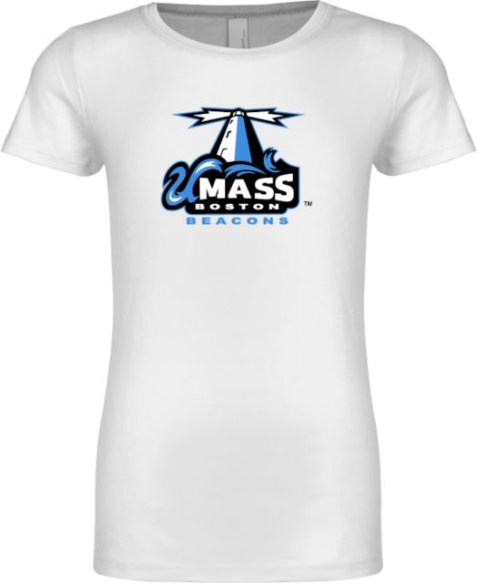 UMass Boston Youth Girls Fashion Fit T-Shirt Primary Logo - ONLINE ONLY