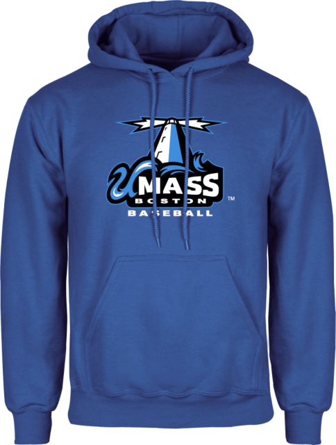 UMass Boston Fleece Hoodie Baseball - ONLINE ONLY