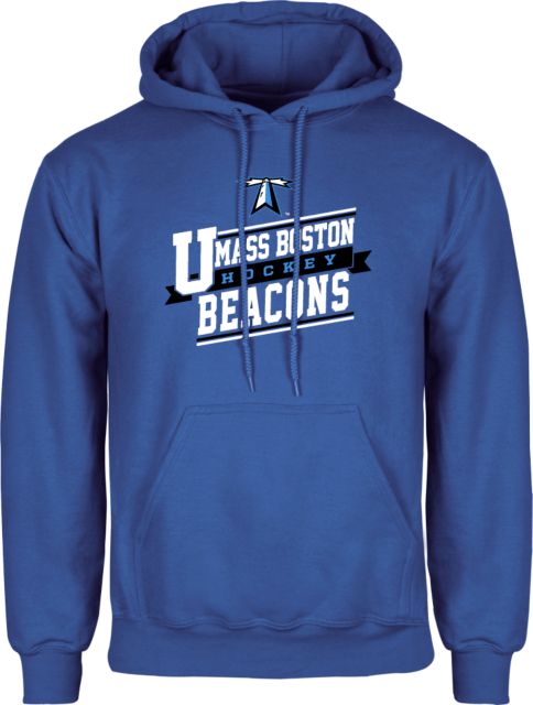 UMass Boston Fleece Hoodie UMass Boston Beacons Hockey Slanted - ONLINE ONLY