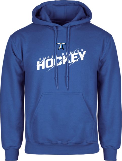 UMass Boston Fleece Hoodie UMass Boston Beacons Hockey Slashed - ONLINE ONLY