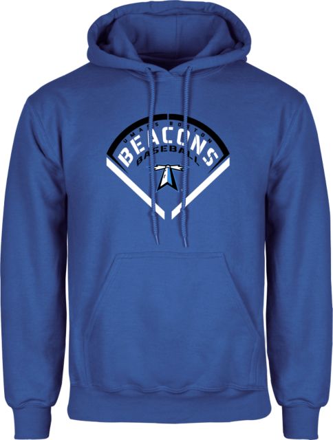 UMass Boston Fleece Hoodie Beacons Baseball Stencil Diamond - ONLINE ONLY