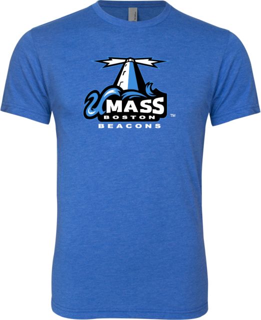 UMass Boston Next Level Tri Blend Crew Primary Logo - ONLINE ONLY