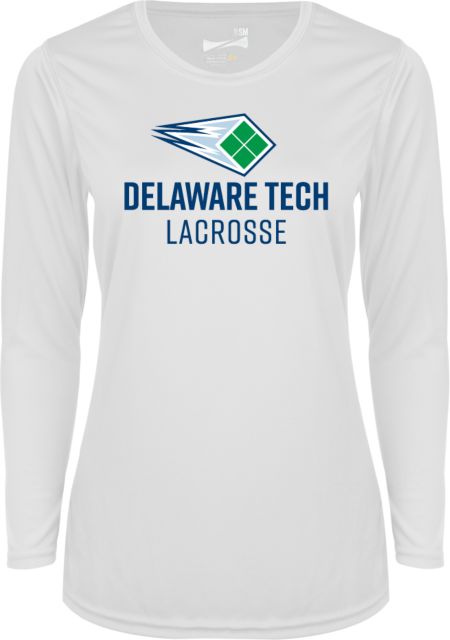 Delaware Tech CC Womens Performance Long Sleeve Shirt Delaware Tech Lacrosse - ONLINE ONLY