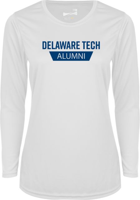 Delaware Tech CC Womens Performance Long Sleeve Shirt Delaware Tech Alumni - ONLINE ONLY