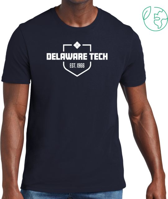 Delaware Tech CC Allmade Organic Cotton Tee Delware Tech Established - ONLINE ONLY
