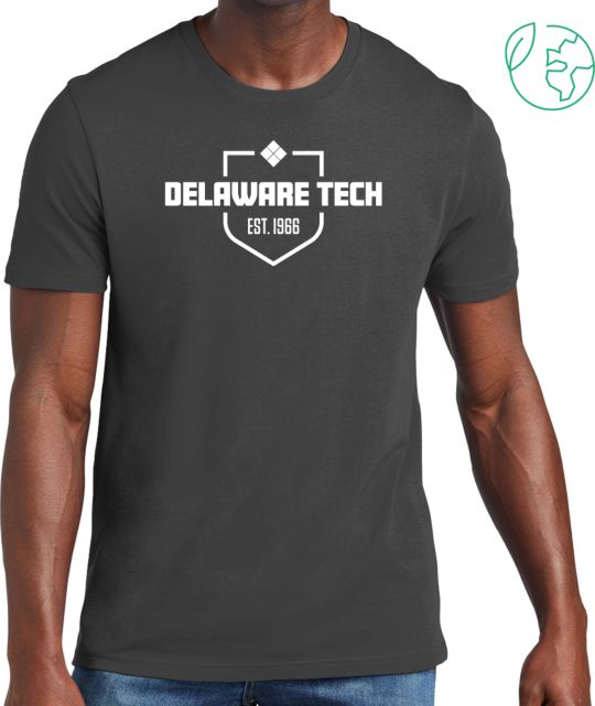 Delaware Tech CC Allmade Organic Cotton Tee Delware Tech Established - ONLINE ONLY
