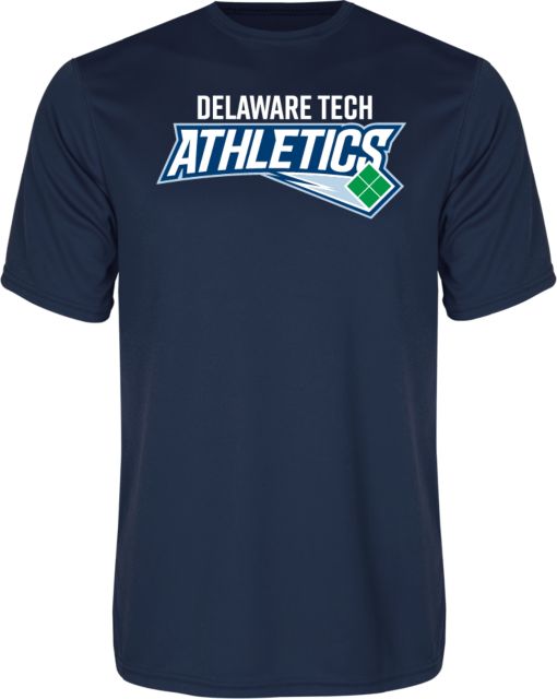 Delaware Tech CC Performance Tee Delaware Tech Priamary Mark - ONLINE ONLY