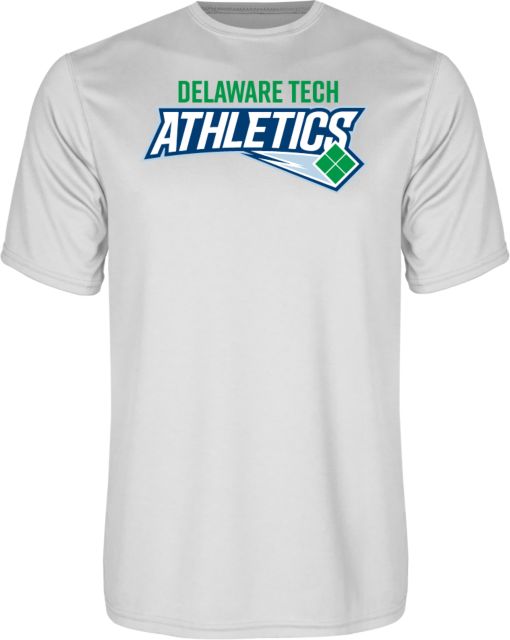 Delaware Tech CC Performance Tee Delaware Tech Priamary Mark - ONLINE ONLY
