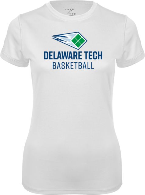 Delaware Tech CC Womens Performance Short Sleeve Tee Delaware Tech Basketball - ONLINE ONLY