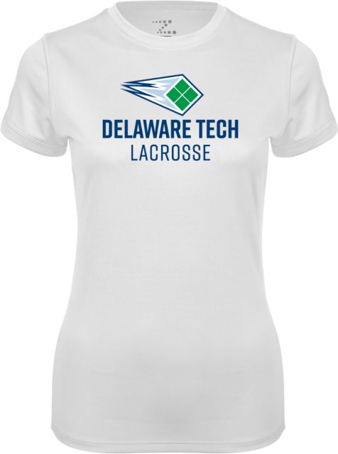 Delaware Tech CC Womens Performance Short Sleeve Tee Delaware Tech Lacrosse - ONLINE ONLY