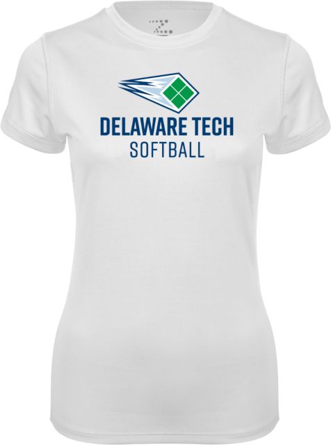 Delaware Tech CC Womens Performance Short Sleeve Tee Delaware Tech Softball - ONLINE ONLY