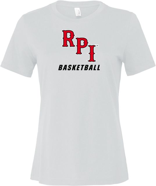 RPI Bella + Canvas Womens Relaxed Cotton T Shirt Basketball - ONLINE ONLY