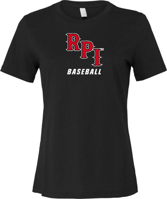 RPI Bella + Canvas Womens Relaxed Cotton T Shirt Baseball - ONLINE ONLY