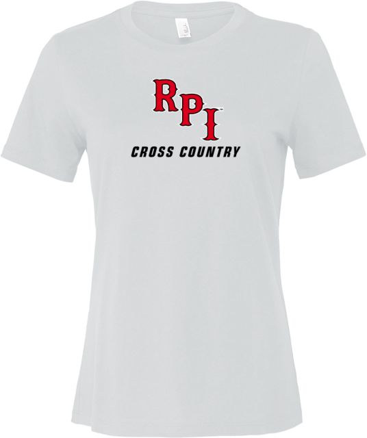 RPI Bella + Canvas Womens Relaxed Cotton T Shirt Cross Country - ONLINE ONLY