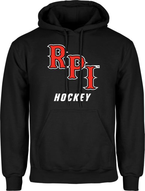 RPI Hockey Nike Hoodie - XL Red Cotton