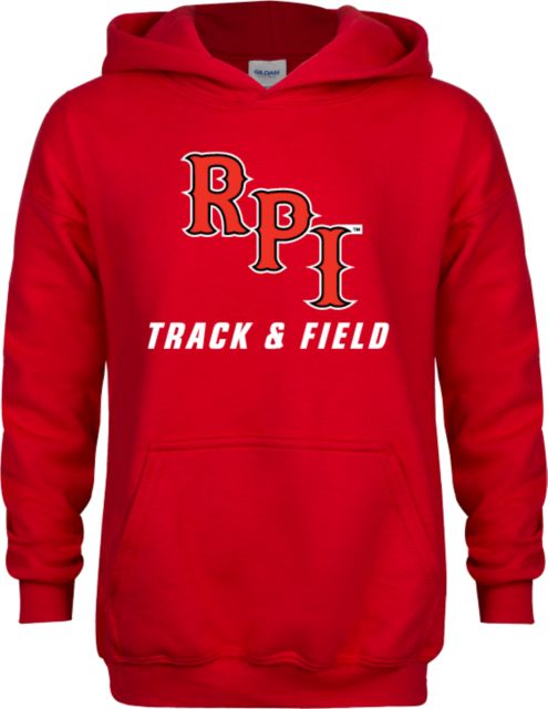 RPI Youth Fleece Hoodie Track and Field - ONLINE ONLY